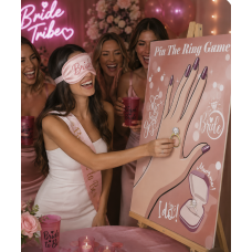 Pin the Ring on the Bride's Hand Game